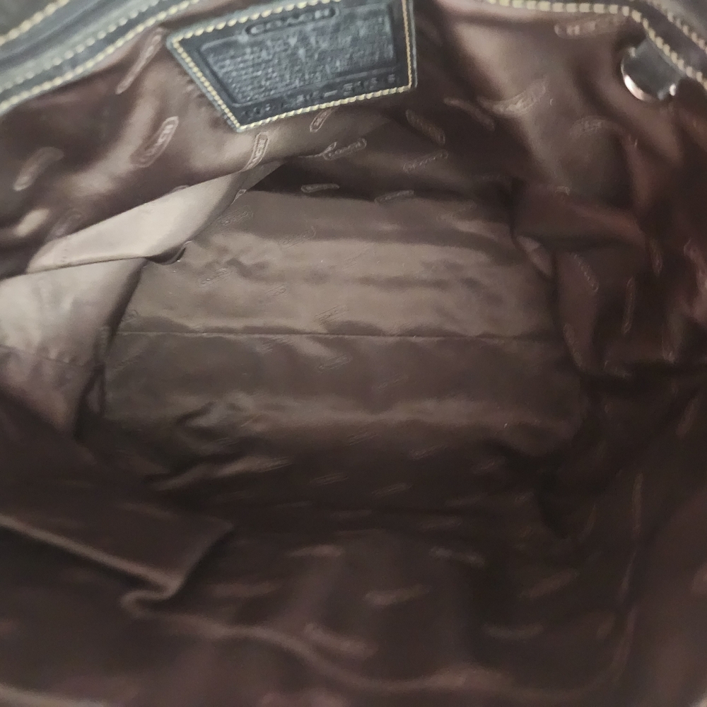 Vintage Coach Leather Tote A3S-5188 - Picture 5 of 9